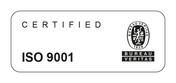ISO 9001 – 1 REGEL CERTIFICATIE ZWART